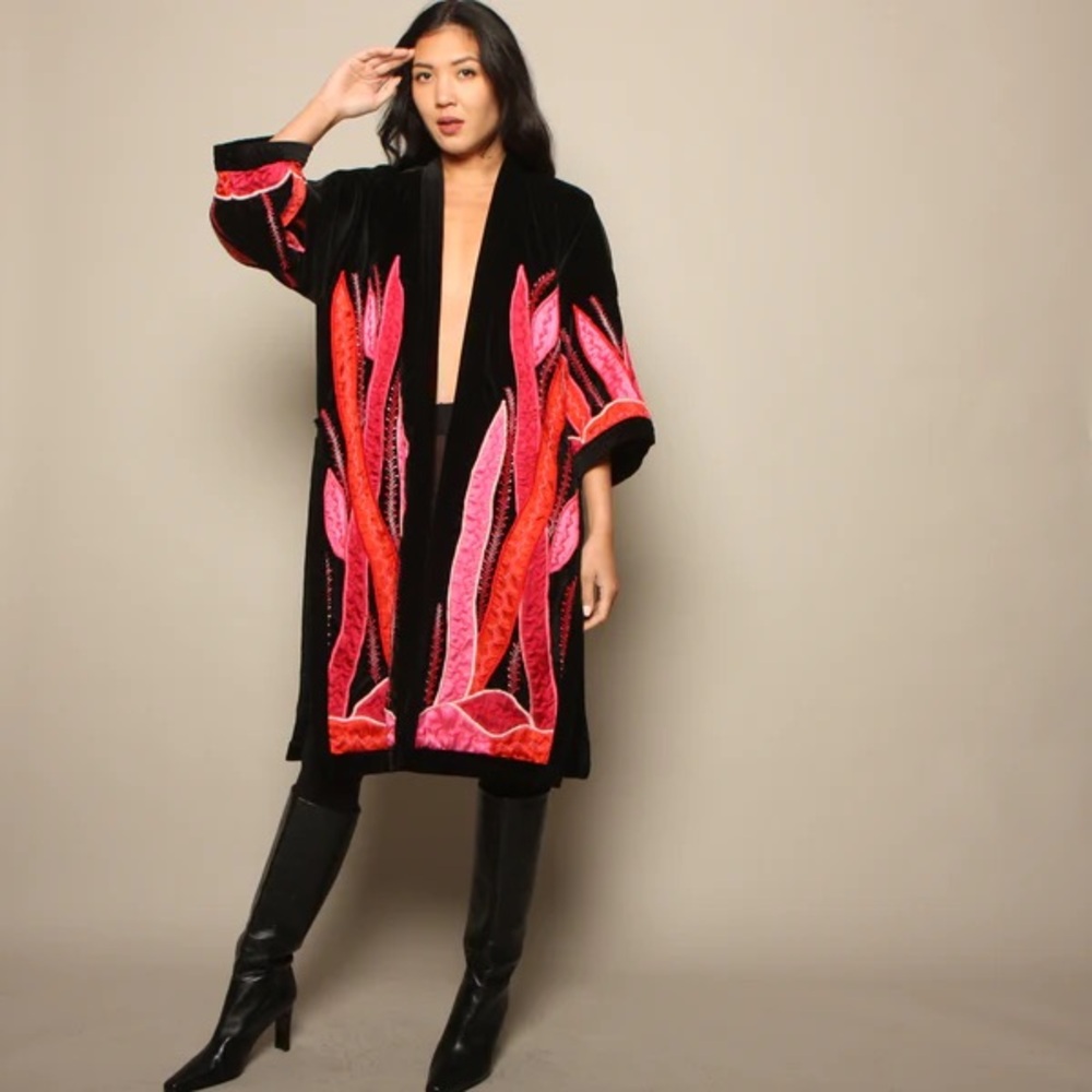 Vintage La Coleccion Judith Roberta Kimono Jacket
